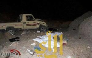 وفاة 7 من مجهولي الهوية بحادث مروري غرب نجران