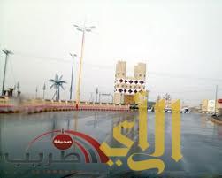 هطول أمطار على محافظة الخرمة