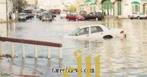 هطول أمطار غزيرة على محافظة الطائف