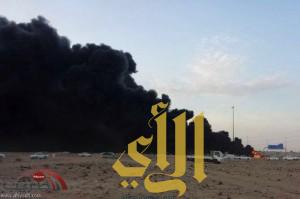 السيطرة على حريق في انبوب نفط على طريق الرياض-القصيم