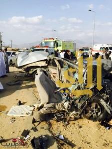 وفاة اربعة اشخاص بحادث مروري ببارق