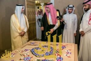 الأمير عبدالعزيز بن أحمد يفتتح معرض “تراثنا حبنا”