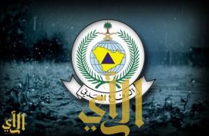 “مدني عسير” يحرر 30 شخص و 64 مركبة احتجزوا في السيول