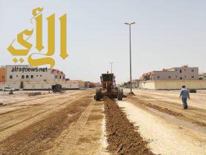 بلدية الخبر تبدأ بمشروع سفلتة حي الشراع بالعزيزية