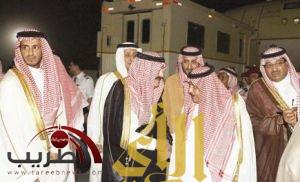الأميران عبدالرحمن ونايف في مقدمة مستقبليه الأمير تركي بن عبدالعزيز يصل الرياض
