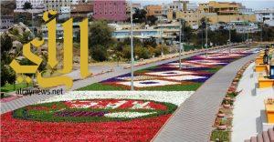 لوحات فنية من 800 ألف زهرة تستقبل حفل أبها عاصمة السياحة العربية