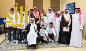 أمير الباحة يستقبل رئيس ولاعبي نادي الباحة لذوي الاحتياجات الخاصة
