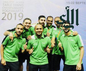 كرة الطاولة للمنتخب السعودي يصنف عالميا في مستوى ( Division2 )