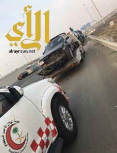 إصابة 7 أشخاص في حادث مروري بمحافظة جدة