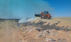 أمانة نجران توضح أسباب حريق مرمى النفايات في شرورة