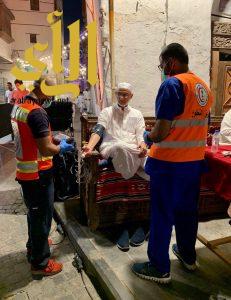 الهلال الأحمر يباشر 33 حالة خلال مهرجان مسك جدة التاريخية ‬