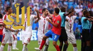 صربيا تسقط كوستاريكا والمكسيك تفوز على ألمانيا والبرازيل تتعادل مع سويسرا