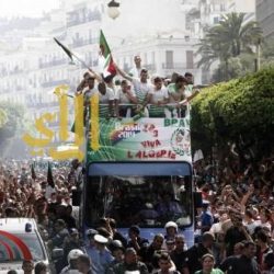 استقبال المنخب الجزائري
