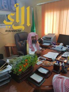 العماري يتفقد مكتب إدارة المساجد بمحافظة بارق