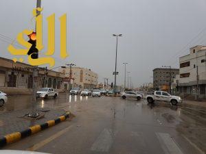 أمطار الخير و البركة تهطل على محافظة وادي الدواسر