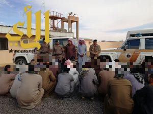 شرطة منطقة الجوف تواصل حملاتها بمشاريع بسيطا وميقوع