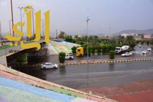 أمطار الخير والبركة تهطل على محافظة محايل