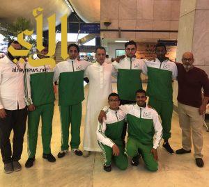 المنتخب السعودي للمبارزة في مواجهة إيطالية بكأس العالم