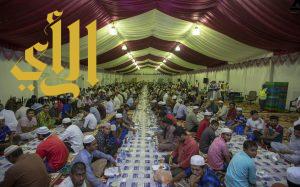 خمسون شاباً متطوعاً ينظمون مشروع افطار صائم بخيرية محافظة طريب